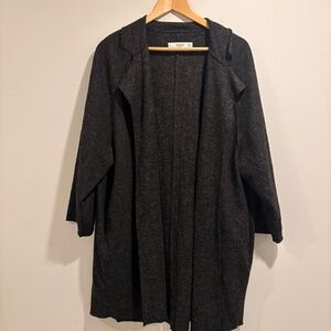 MANGO wool blend coat cardigan S